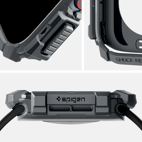 Spigen Apple Watch 11/10 Series Case – Rugged Armor
